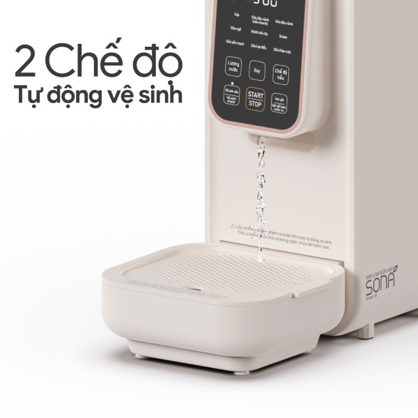 Máy Nấu Sữa Hạt Tự Động 2GOOD SONA I8 (1,2 Lít) - Tự Động Nấu, Tự Động Vệ Sinh, Khử Sạch Vi Khuẩn Và Mùi Thực Phẩm